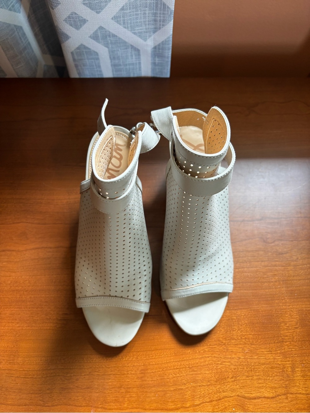 Sam Edelman Beige Block Heel - Picture 3 of 3